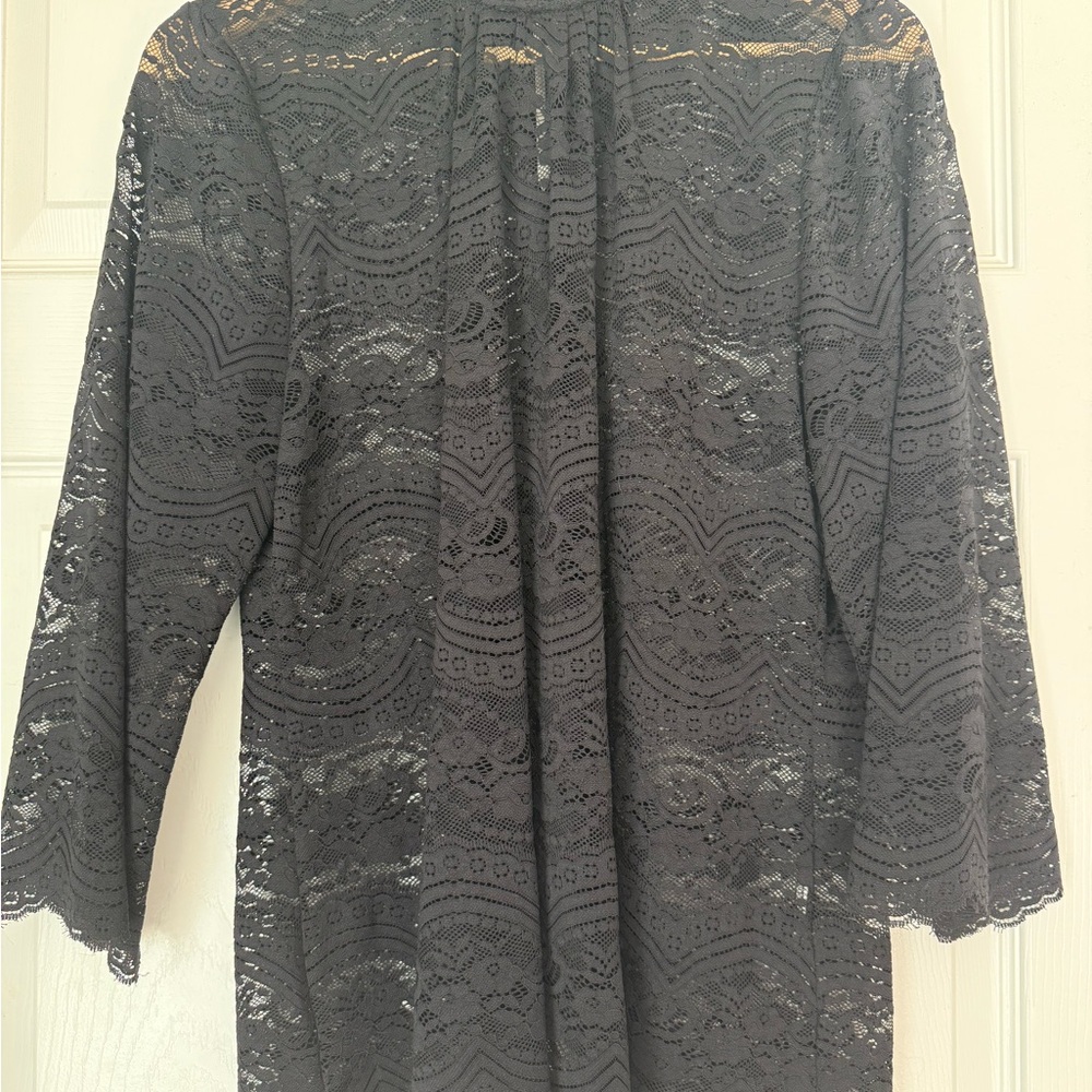 Elegant Black Lace blouse